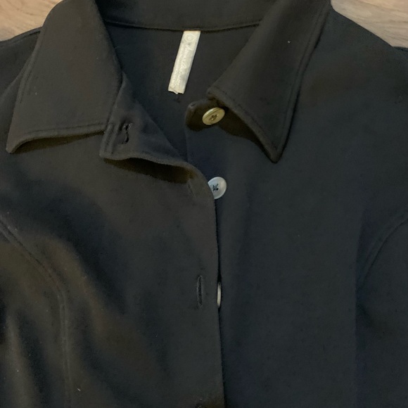 Hanna Anderson Button Front Jersey Midi Dress - Picture 4 of 4